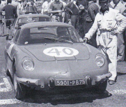 Jacques Féret i Pierre Orsini – Alpine Renault A110.